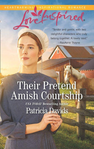 The Amish Bachelors - Their Pretend Amish Courtship (Mills &amp; Boon Love Inspired) (The Amish Bachelors, Book 4)