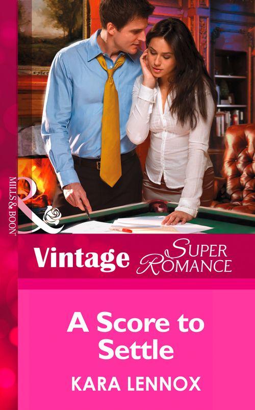 Project Justice - A Score to Settle (Mills &amp; Boon Vintage Superromance) (Project Justice, Book 3): First edition