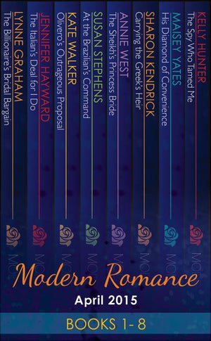 Modern Romance April 2015 Books 1-8: First edition