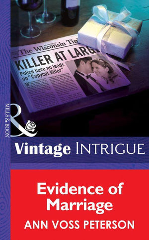 Wedding Mission - Evidence Of Marriage (Mills &amp; Boon Intrigue) (Wedding Mission, Book 2): First edition