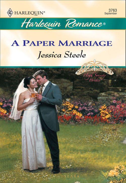 A Paper Marriage (Mills &amp; Boon Cherish): First edition